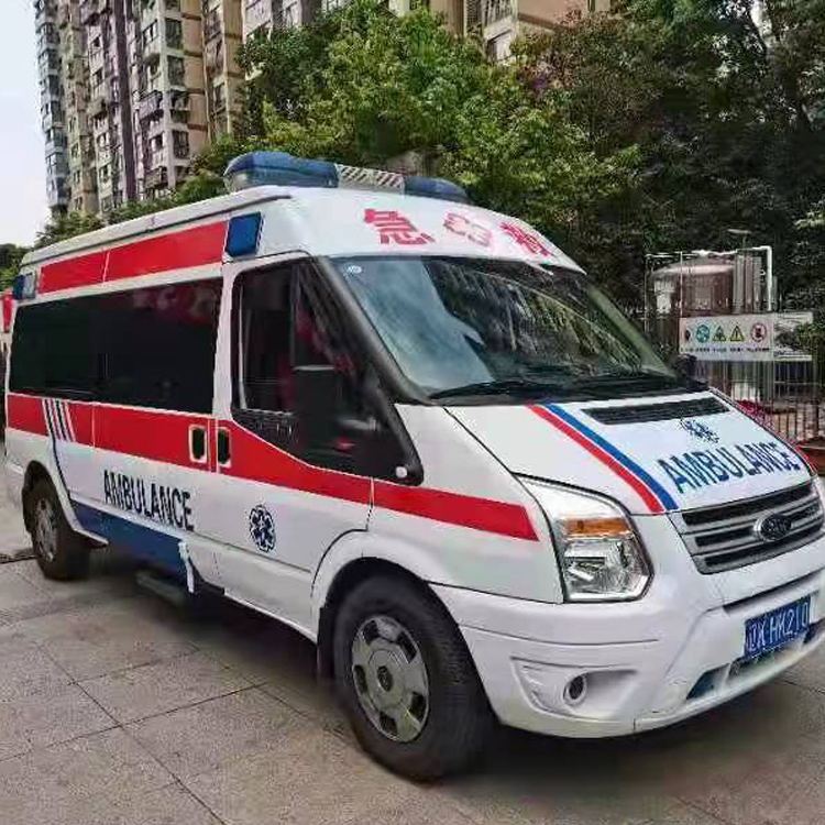 眉山长途救护车护送病人返乡